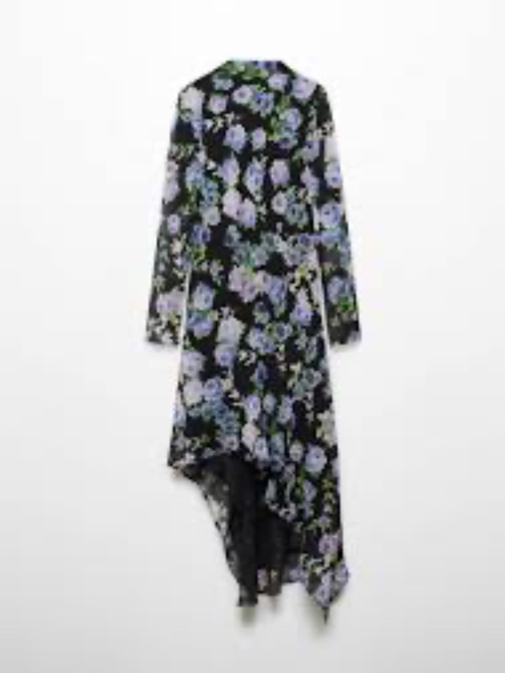 Mango ASYMMETRICAL FLORAL DRESS - size 2